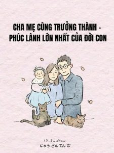 Cha mẹ cùng con trưởng thành