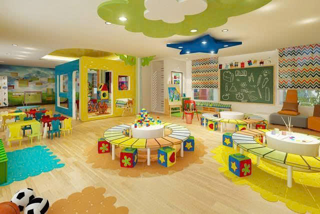 Cách bố trí để trẻ dễ dùng, giáo viên dễ quản lý